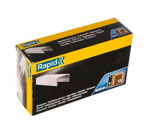 RAPID тип 80 (12 / ВеА 80 / Prebena A / Senco AT), 8 мм, 5000 шт., широкие, скобы тонкие 40100518 RAPID тип 80 (12 / ВеА 80 / Prebena A / Senco AT), 8 мм, 5000 шт., широкие, скобы тонкие 40100518
