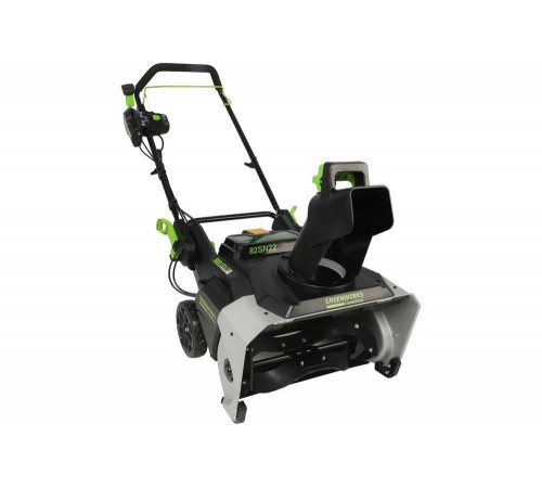Аккумуляторный бесщеточный снегоуборщик GreenWorks GD82ST 82V, АКБ 5Ач и ЗУ 2602507UB Аккумуляторный бесщеточный снегоуборщик GreenWorks GD82ST 82V, АКБ 5Ач и ЗУ 2602507UB