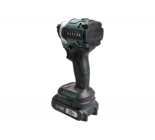 Винтоверт аккумуляторный ударный бесщеточный Zitrek DKIS20 PRO, 20В, 200 Нм, 1x2.0Ач 085-1017 Винтоверт аккумуляторный ударный бесщеточный Zitrek DKIS20 PRO, 20В, 200 Нм, 1x2.0Ач 085-1017