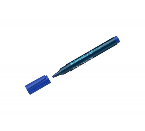 Перманентный маркер Schneider Maxx 133 синий, скошенный, 4 мм 113303