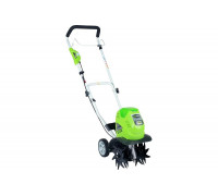 Культиватор аккумуляторный GreenWorks 40V, с 1хАКБ 4 Ач c USB и ЗУ 27087USB4