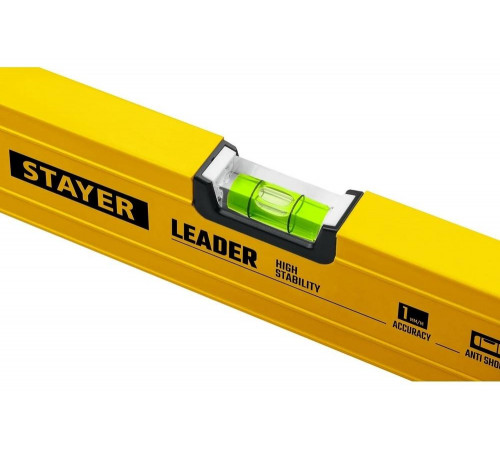 STAYER 600 мм, уровень строительный фрезерованный LEADER 3466-060_z01 STAYER 600 мм, уровень строительный фрезерованный LEADER 3466-060_z01