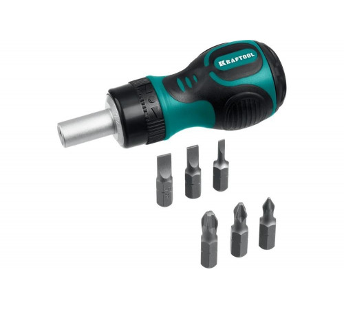 KRAFTOOL 7 шт., отвертка реверсивная 26190-H7 KRAFTOOL 7 шт., отвертка реверсивная 26190-H7