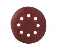 Круг шлифовальный СТАНДАРТ (5 шт; 125 мм; 8 отв; Р120) Зубр 35350-125-120