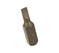 Вставка бита торцевая 1/4", Slotted, 4х0.5 мм, L = 25 мм KING TONY 102504S1