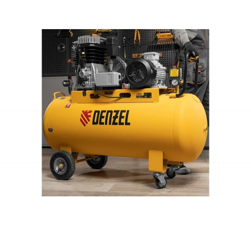 Воздушный компрессор Denzel BCI4000-T/200, ременной привод 4,0 кВт, 200 литров, 690 л/мин 58124 Воздушный компрессор Denzel BCI4000-T/200, ременной привод 4,0 кВт, 200 литров, 690 л/мин 58124