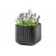 Кашпо Keter CUBE PLANTER L, 50,5л графит 230225