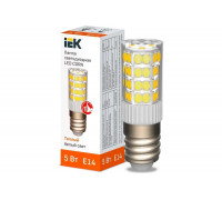 Светодиодная лампа IEK corn капсула 5вт 230в 3000к керамика e14 LLE-CORN-5-230-30-E14