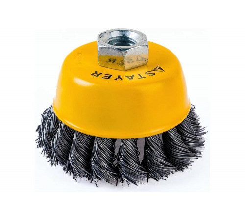 Щетка чашечная "MASTER" (80 мм; М14) для УШМ STAYER 35128-080_z01
