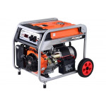 Бензиновый генератор TOR KM4800H 3,3кВт 220В 16л с кнопкой запуска и колесами 1011096