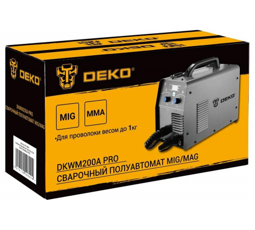 Сварочный полуавтомат DEKO  DKWM200A PRO MIG/MAG