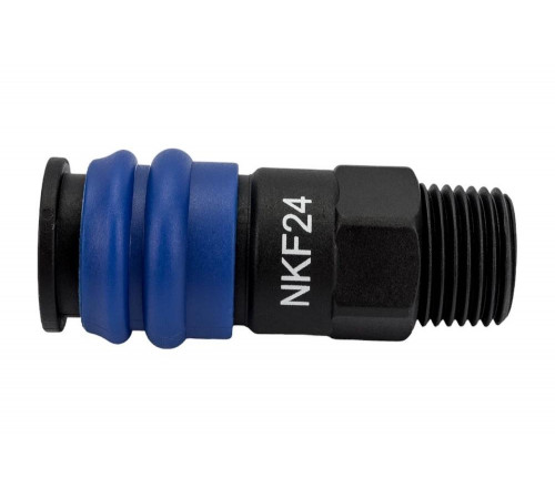 Разъем композитный мама быстросъемный - резьба M1/2" NORDBERG NKF24 Разъем композитный мама быстросъемный - резьба M1/2" NORDBERG NKF24