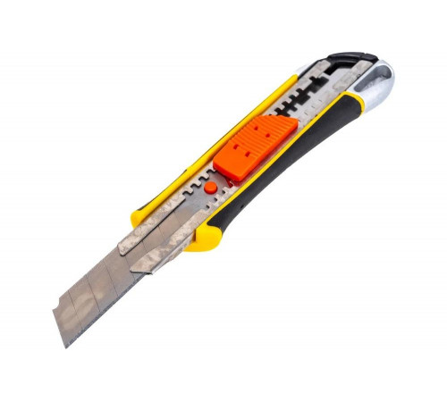 STAYER 18 мм, сегментированное лезвие, автостоп, нож KSM-18A 09143_z01