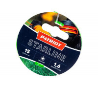 Леска Starline (15 м; 1.6 мм; звезда; зеленая) PATRIOT 805201051