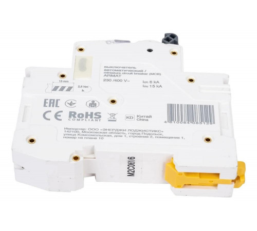 Автоматический выключатель IEK M06N 1P C 6А AR-M06N-1-C006