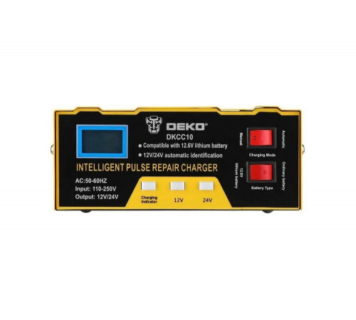 Зарядное устройство DEKO DKCC10, 12/24В, 10А 051-8053