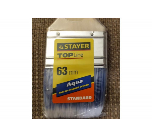 Плоская кисть STAYER AQUA-STANDARD 0.045, 210мм, 60мм, 10мм, Арт. 01032-063 Плоская кисть STAYER AQUA-STANDARD 0.045, 210мм, 60мм, 10мм, Арт. 01032-063