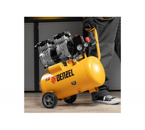 Малошумный безмасляный компрессор Denzel DLS950/24 Малошумный безмасляный компрессор Denzel DLS950/24