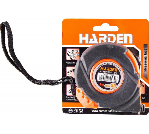 Измерительная рулетка HARDEN 5мх25 мм. 580008 Измерительная рулетка HARDEN 5мх25 мм. 580008