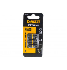 Биты ударные IMPACT Torsion Pz3, 25мм, 5шт. DEWALT DT7388T