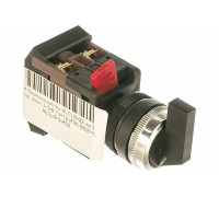 Переключатель на 3 положения, черный I-O-II 1з+1p IEK ALCLR-22 BSW10-ALCLR-3-K02