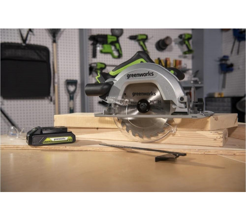Аккумуляторная циркулярная пила GreenWorks GD24CS 1500907 Аккумуляторная циркулярная пила GreenWorks GD24CS 1500907