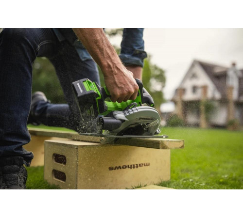 Аккумуляторная циркулярная пила GreenWorks GD24CS 1500907 Аккумуляторная циркулярная пила GreenWorks GD24CS 1500907
