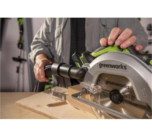 Аккумуляторная циркулярная пила GreenWorks GD24CS 1500907 Аккумуляторная циркулярная пила GreenWorks GD24CS 1500907