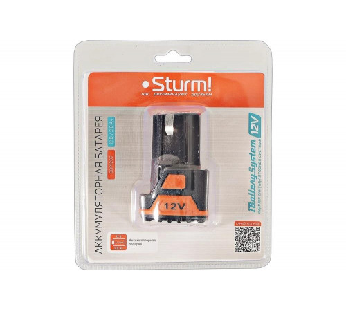 Аккумулятор Sturm 12В, 1BatterySystem12V SBP1202