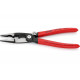 Электромонтажные клещи Knipex 6-в-1, 200 мм, защелка-"собачка", черные, 1К ручки, KN-1391200SB