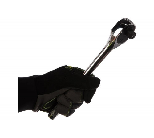KRAFTOOL 1/2", 72 зубца, Cr-V сталь, цельнометаллическая, трещотка для торцовых головок 27793-1/2_z02