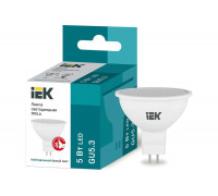 Светодиодная лампа IEK ECO MR16 софит 5Вт 230В 4000К GU5.3 LLE-MR16-5-230-40-GU5