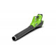Аккумуляторный воздуходув GreenWorks G40ABK6, 40V 2400807UF
