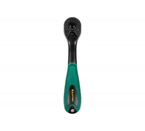 KRAFTOOL 1/4", 72 зубца, Cr-V сталь, трещотка для торцовых головок 27796-1/4_z02