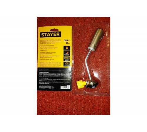 STAYER 1300°C, газовая горелка на баллон Maxterm 55588