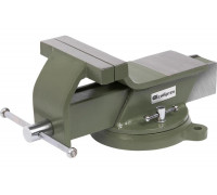 Слесарные тиски СИБРТЕХ 125 мм, стальные, поворотные 18619