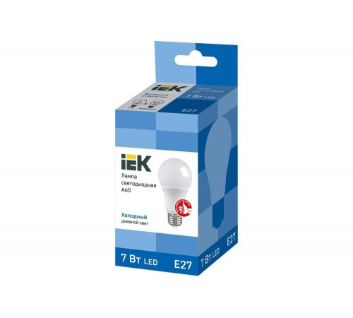 Инновационная лампа IEK LLE-A60-7-230-65-E27 Инновационная лампа IEK LLE-A60-7-230-65-E27