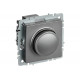 Поворотно-нажимной светорегулятор IEK Brite сс10-1-0-брс 600вт, сталь BR-D20-0600-K46
