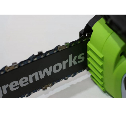 Цепная аккумуляторная пила GreenWorks G24CS25K4 24 В, 4 А*ч 2007707UB Цепная аккумуляторная пила GreenWorks G24CS25K4 24 В, 4 А*ч 2007707UB