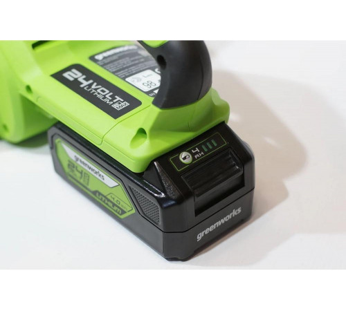 Цепная аккумуляторная пила GreenWorks G24CS25K4 24 В, 4 А*ч 2007707UB Цепная аккумуляторная пила GreenWorks G24CS25K4 24 В, 4 А*ч 2007707UB