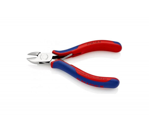Бокорезы для электроники KNIPEX  из твёрдых сплавов, круглая головка, с фаской KN-7702135H