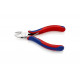 Бокорезы для электроники KNIPEX  из твёрдых сплавов, круглая головка, с фаской KN-7702135H