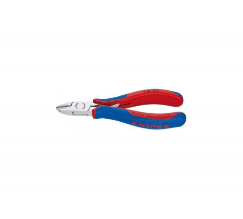 Бокорезы для электроники KNIPEX  из твёрдых сплавов, круглая головка, с фаской KN-7702135H