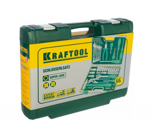 KRAFTOOL 66 шт., набор слесарно-монтажного инструмента EXTREM-66 27976-H66 Expert KRAFTOOL 66 шт., набор слесарно-монтажного инструмента EXTREM-66 27976-H66 Expert