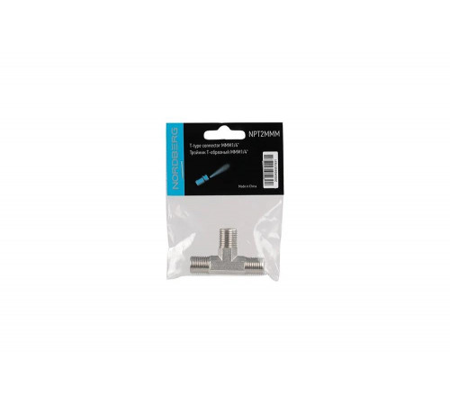 Тройник Т-образный MMM1/4" NORDBERG NPT2MMM ЦБ-0010497 Тройник Т-образный MMM1/4" NORDBERG NPT2MMM ЦБ-0010497