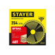 STAYER OPTIMA 254 x 32/30мм 40Т, диск пильный по дереву, оптимальный рез