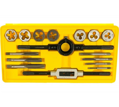 STAYER 16 предметов, набор метчиков и плашек MaxCut 28010-H16_z01