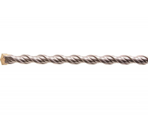 Бур по бетону, двойная спираль, Cobalt W-tip (10x600 мм; SDS PLUS) Denzel 705022