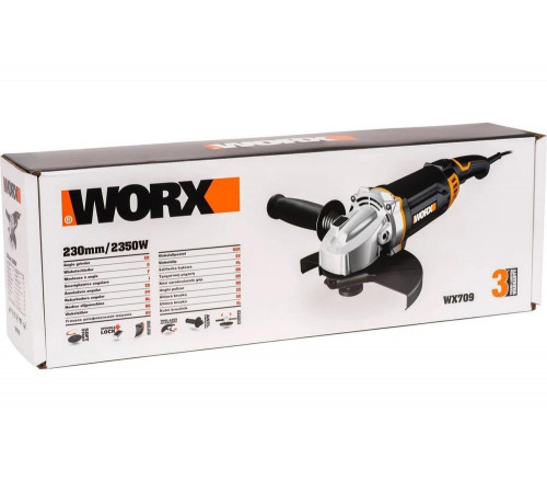 Мощная болгарка WORX WX709 для профессионального использования Мощная болгарка WORX WX709 для профессионального использования