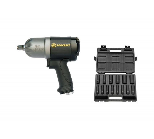 Ударный гайковерт 1/2" RODCRAFT 2277 + набор головок RS4114D 8951000268